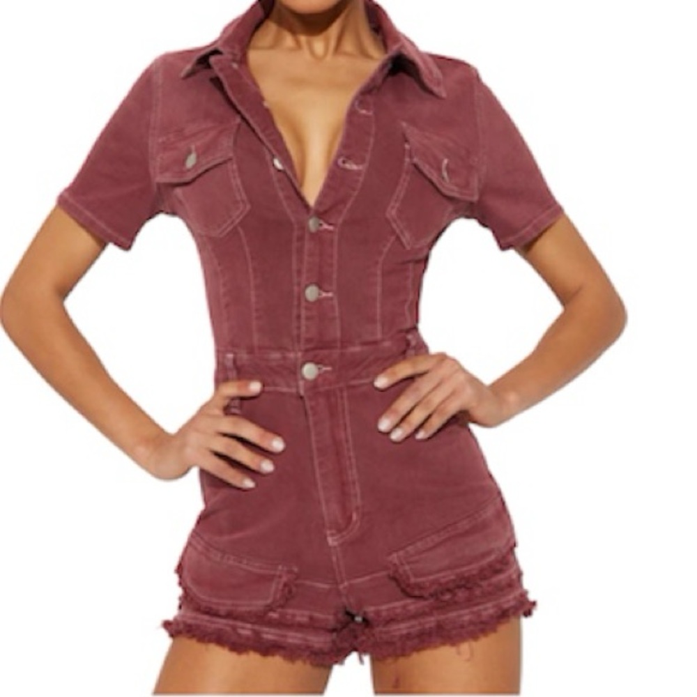 [Fashion Nova] Denim Romper
